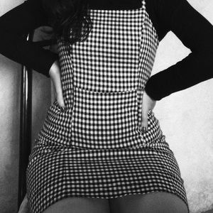 Midnight Doll Plaid Mini Dress